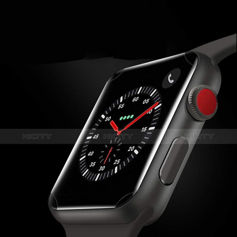 Pellicola in Vetro Temperato Protettiva Proteggi Schermo Film T01 per Apple iWatch 42mm Chiaro