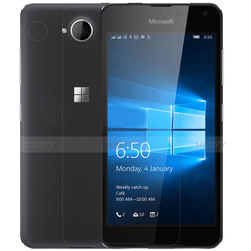 Pellicola in Vetro Temperato Protettiva Proteggi Schermo Film T01 per Microsoft Lumia 650 Chiaro