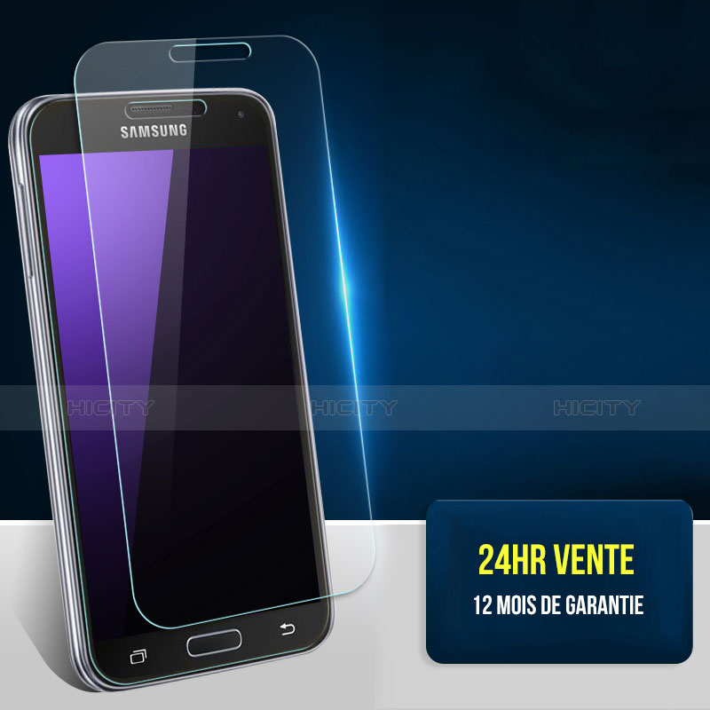 Pellicola in Vetro Temperato Protettiva Proteggi Schermo Film T01 per Samsung Galaxy S5 Duos Plus Chiaro