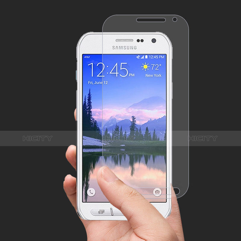 Pellicola in Vetro Temperato Protettiva Proteggi Schermo Film T01 per Samsung Galaxy S6 Active G890 Chiaro