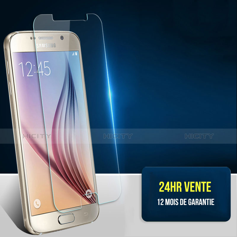 Pellicola in Vetro Temperato Protettiva Proteggi Schermo Film T01 per Samsung Galaxy S6 SM-G920 Chiaro