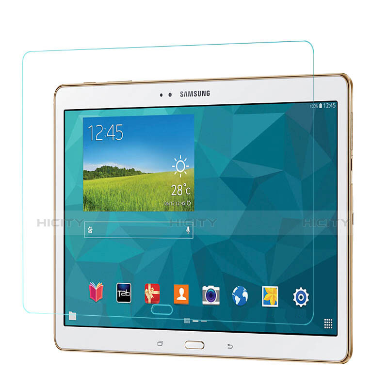 Pellicola in Vetro Temperato Protettiva Proteggi Schermo Film T01 per Samsung Galaxy Tab S 10.5 LTE 4G SM-T805 T801 Chiaro