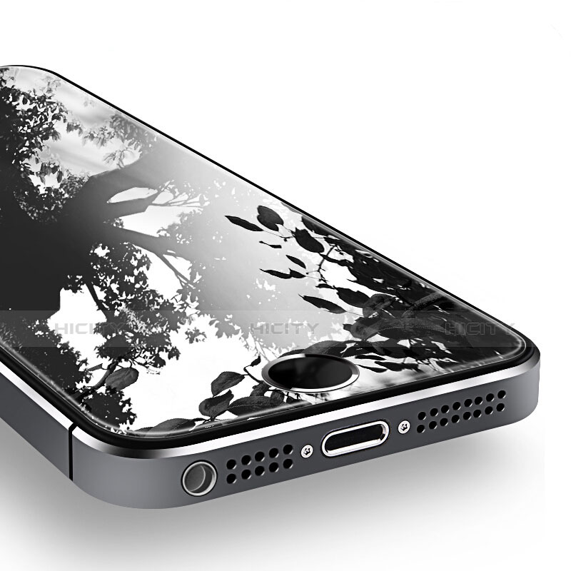Pellicola in Vetro Temperato Protettiva Proteggi Schermo Film T02 per Apple iPhone 5 Chiaro