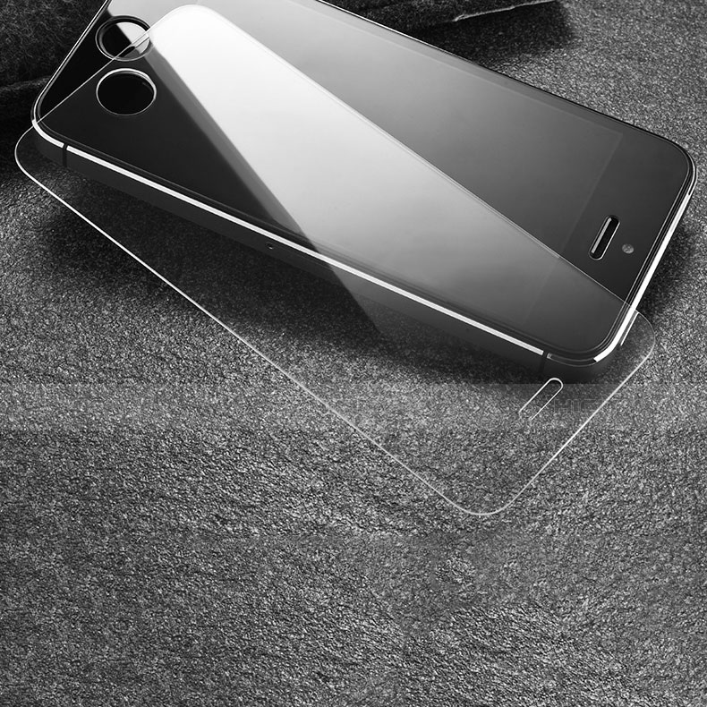 Pellicola in Vetro Temperato Protettiva Proteggi Schermo Film T02 per Apple iPhone SE Chiaro