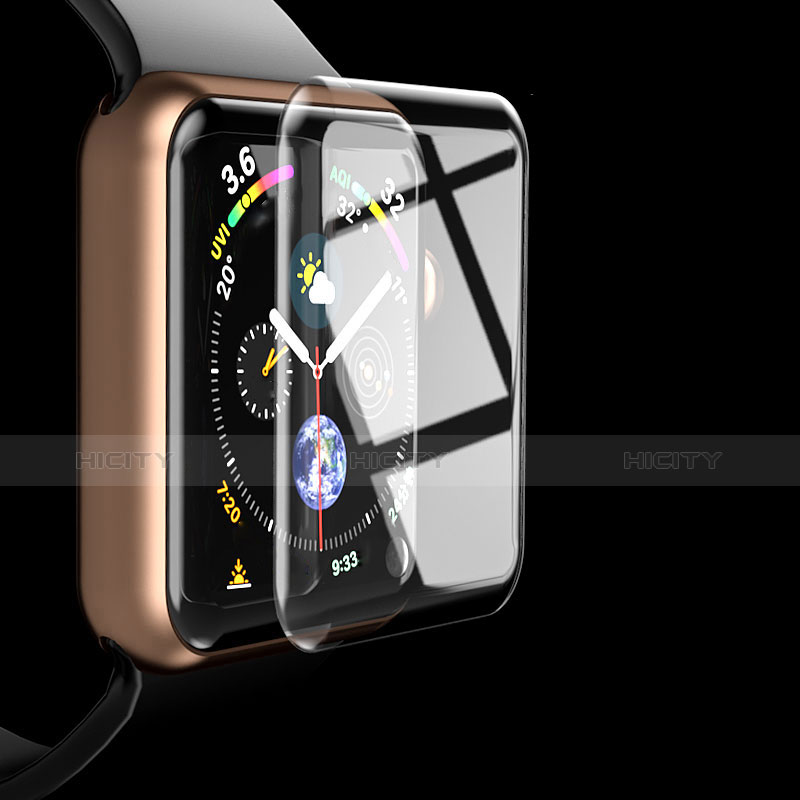 Pellicola in Vetro Temperato Protettiva Proteggi Schermo Film T02 per Apple iWatch 4 44mm Chiaro