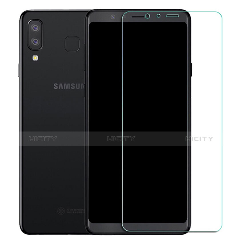 Pellicola in Vetro Temperato Protettiva Proteggi Schermo Film T02 per Samsung Galaxy A9 Star SM-G8850 Chiaro