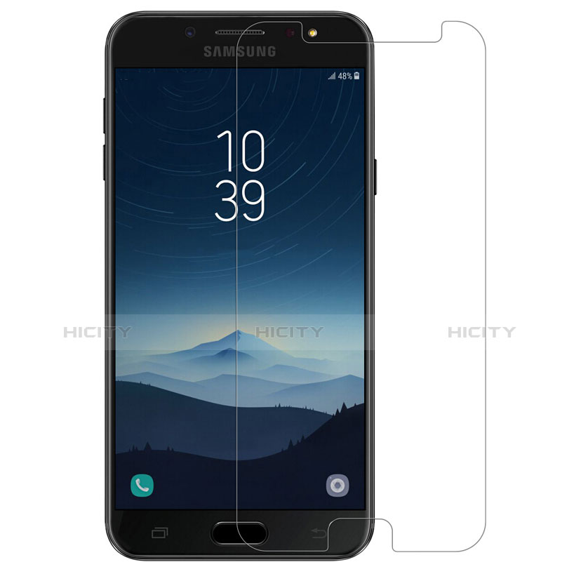 Pellicola in Vetro Temperato Protettiva Proteggi Schermo Film T02 per Samsung Galaxy J7 Plus Chiaro