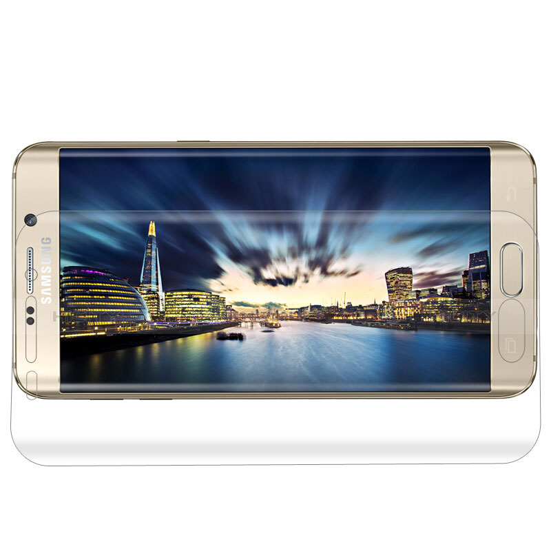 Pellicola in Vetro Temperato Protettiva Proteggi Schermo Film T02 per Samsung Galaxy S6 Edge+ Plus SM-G928F Chiaro