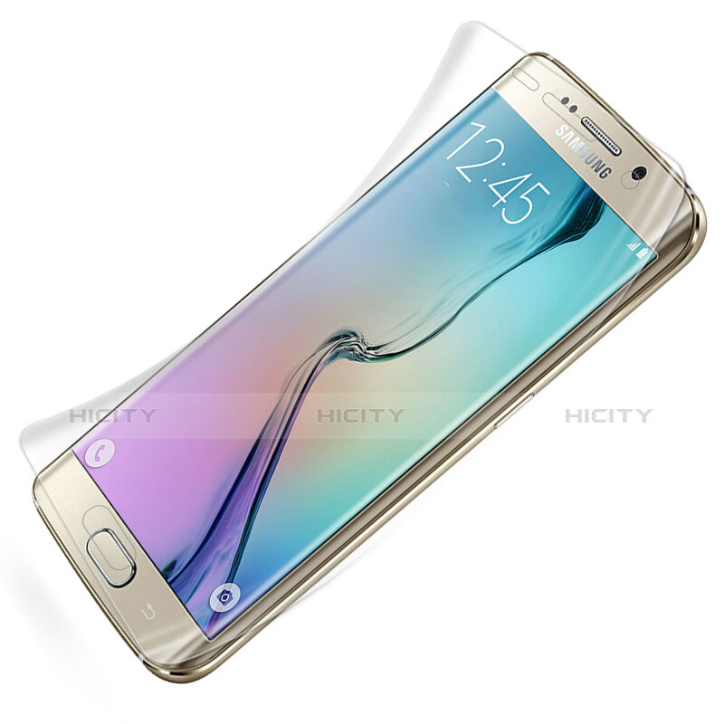 Pellicola in Vetro Temperato Protettiva Proteggi Schermo Film T02 per Samsung Galaxy S6 Edge+ Plus SM-G928F Chiaro