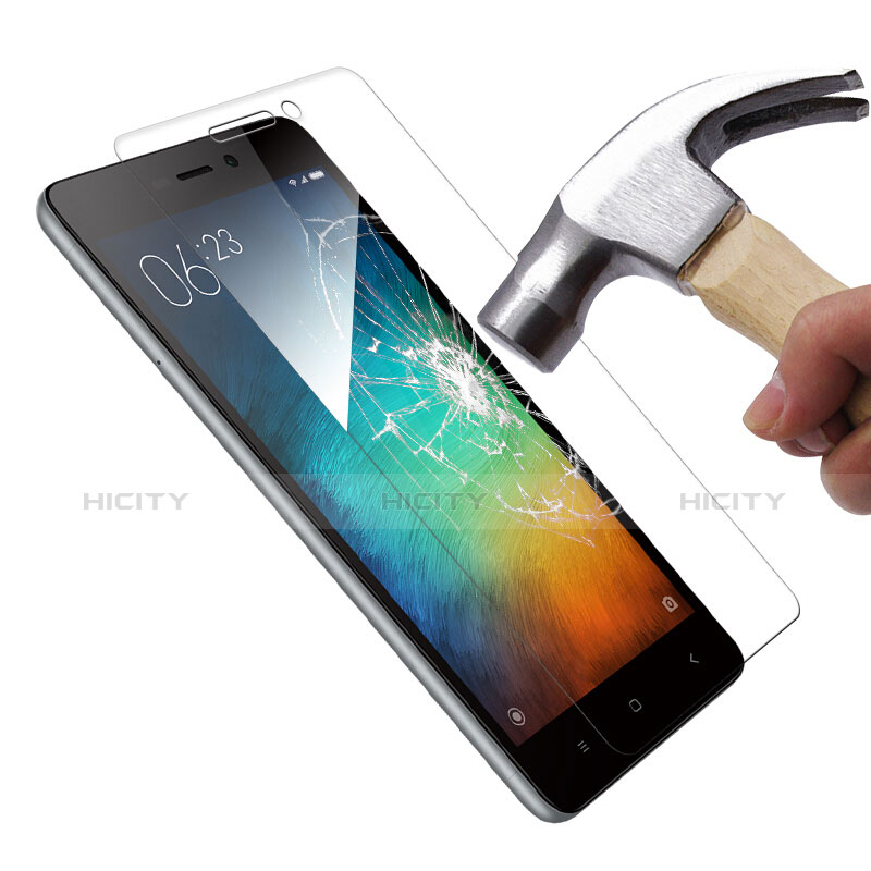 Pellicola in Vetro Temperato Protettiva Proteggi Schermo Film T02 per Xiaomi Redmi 3X Chiaro