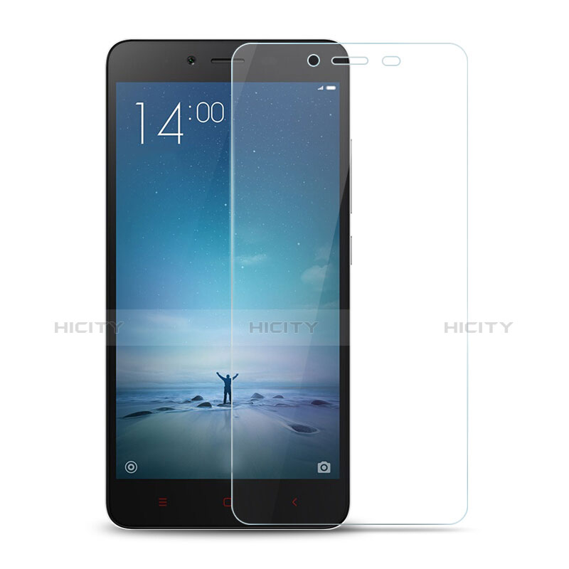 Pellicola in Vetro Temperato Protettiva Proteggi Schermo Film T02 per Xiaomi Redmi Note 2 Chiaro