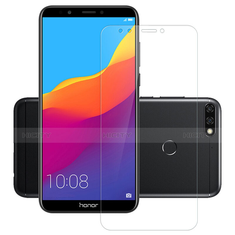 Pellicola in Vetro Temperato Protettiva Proteggi Schermo Film T03 per Huawei Y7 (2018) Chiaro