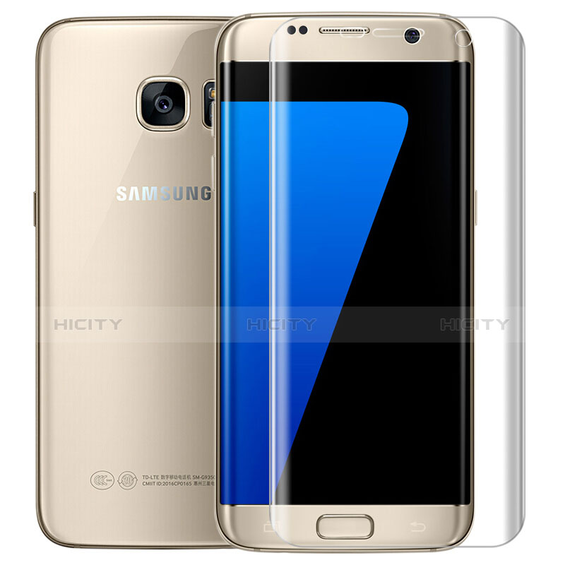 Pellicola in Vetro Temperato Protettiva Proteggi Schermo Film T04 per Samsung Galaxy S7 Edge G935F Chiaro