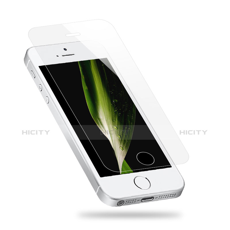 Pellicola in Vetro Temperato Protettiva Proteggi Schermo Film T05 per Apple iPhone 5S Chiaro