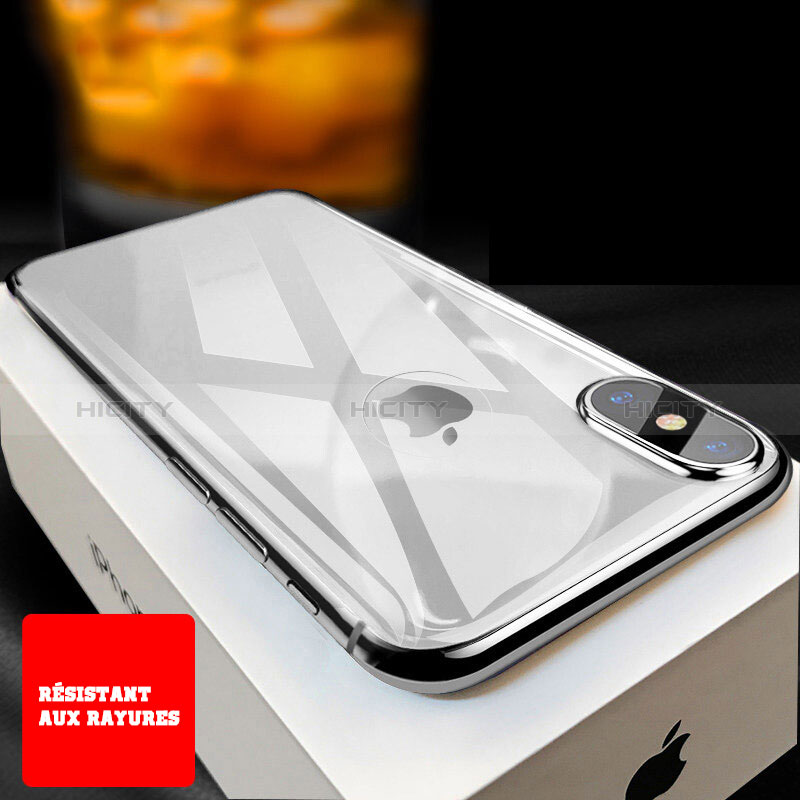 Pellicola in Vetro Temperato Protettiva Retro Proteggi Schermo Film B02 per Apple iPhone Xs Bianco