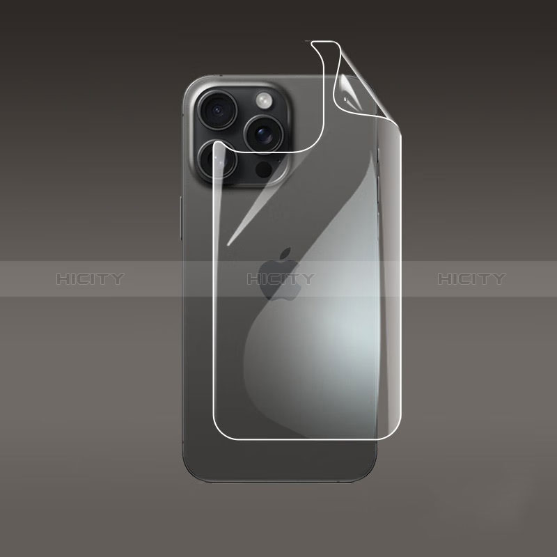 Pellicola Protettiva Film Integrale Proteggi Schermo A01 per Apple iPhone 15 Pro Chiaro