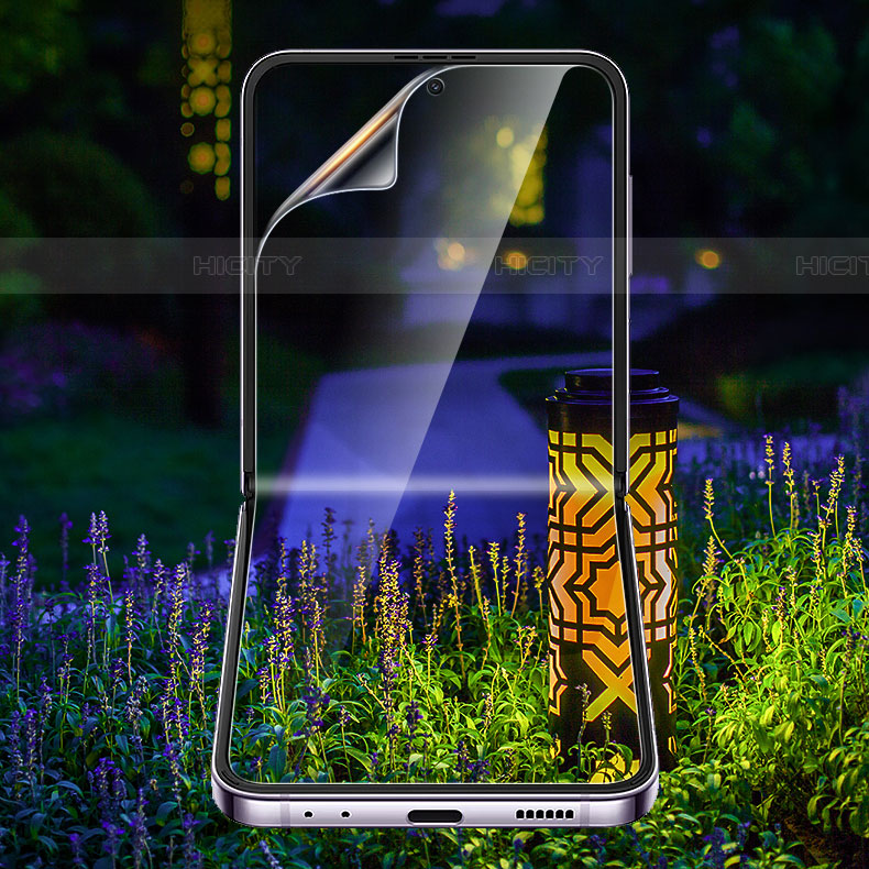 Pellicola Protettiva Film Integrale Proteggi Schermo F06 per Samsung Galaxy Z Flip4 5G Chiaro