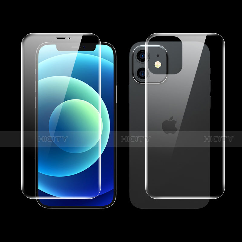 Pellicola Protettiva Fronte e Retro Proteggi Schermo Film F01 per Apple iPhone 12 Mini Chiaro