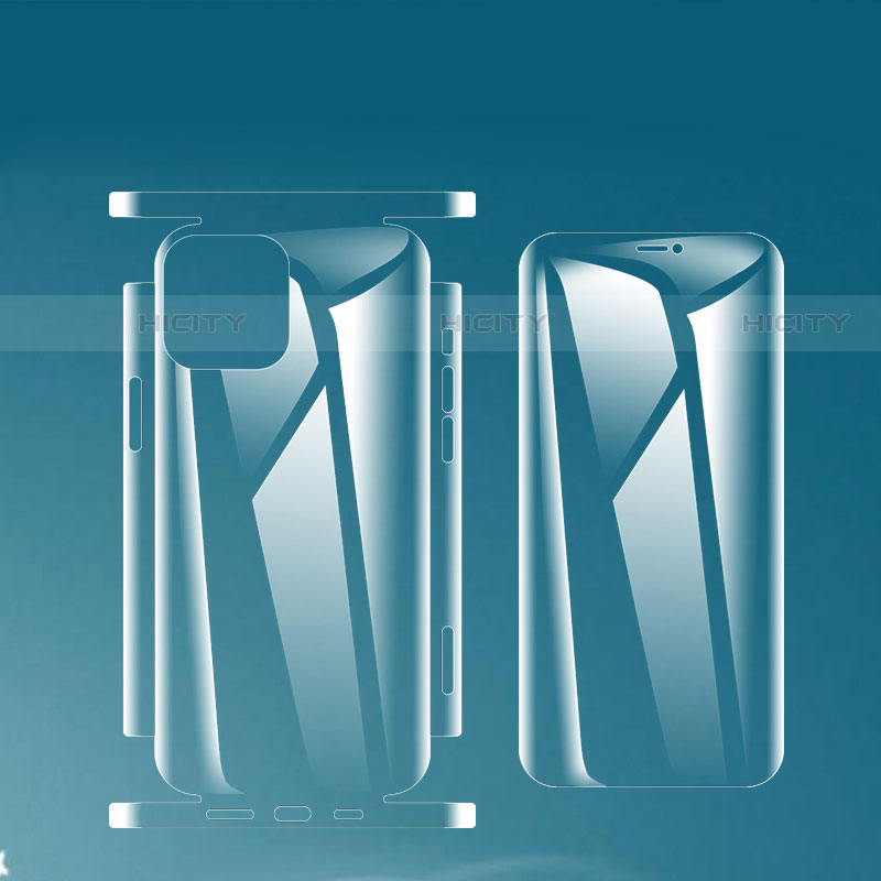 Pellicola Protettiva Fronte e Retro Proteggi Schermo Film F01 per Apple iPhone 13 Pro Chiaro