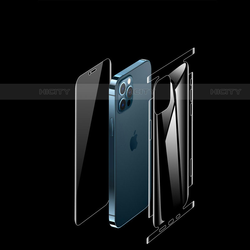 Pellicola Protettiva Fronte e Retro Proteggi Schermo Film F01 per Apple iPhone 14 Pro Max Chiaro