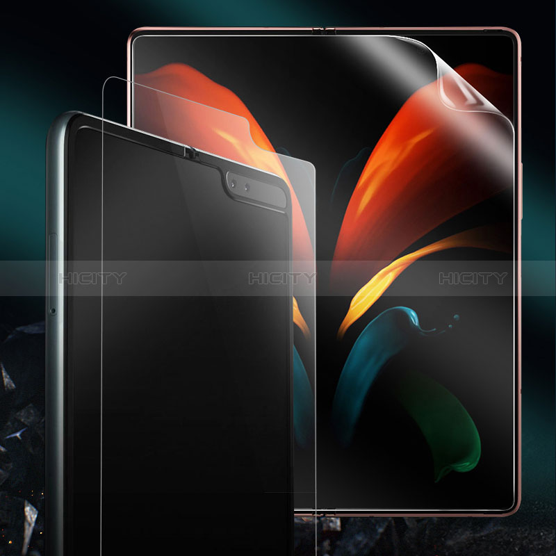 Pellicola Protettiva Fronte e Retro Proteggi Schermo Film F05 per Samsung Galaxy Z Fold2 5G Chiaro