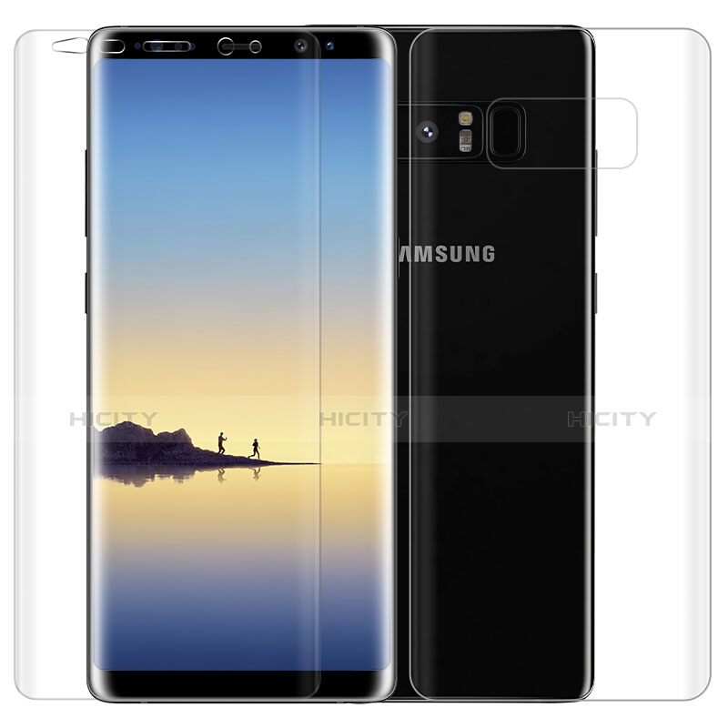 Pellicola Protettiva Fronte e Retro Proteggi Schermo Film per Samsung Galaxy Note 8 Chiaro
