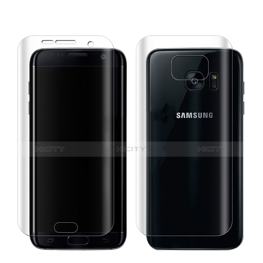 Pellicola Protettiva Fronte e Retro Proteggi Schermo Film per Samsung Galaxy S7 Edge G935F Chiaro