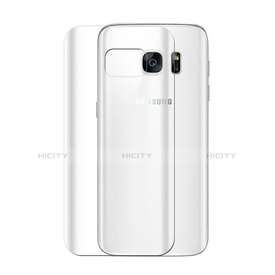 Pellicola Protettiva Retro Proteggi Schermo Film per Samsung Galaxy S7 Edge G935F Chiaro
