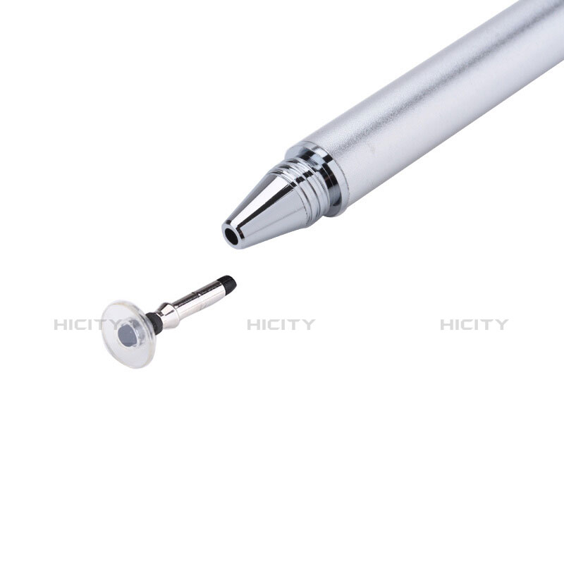 Penna Pennino Pen Touch Screen Capacitivo Alta Precisione Universale P12 Argento