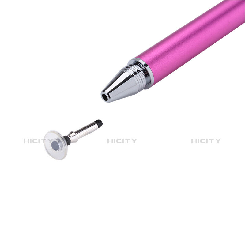 Penna Pennino Pen Touch Screen Capacitivo Alta Precisione Universale P12 Rosa Caldo