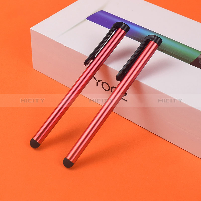 Penna Pennino Pen Touch Screen Capacitivo Universale 2PCS H02 Rosso