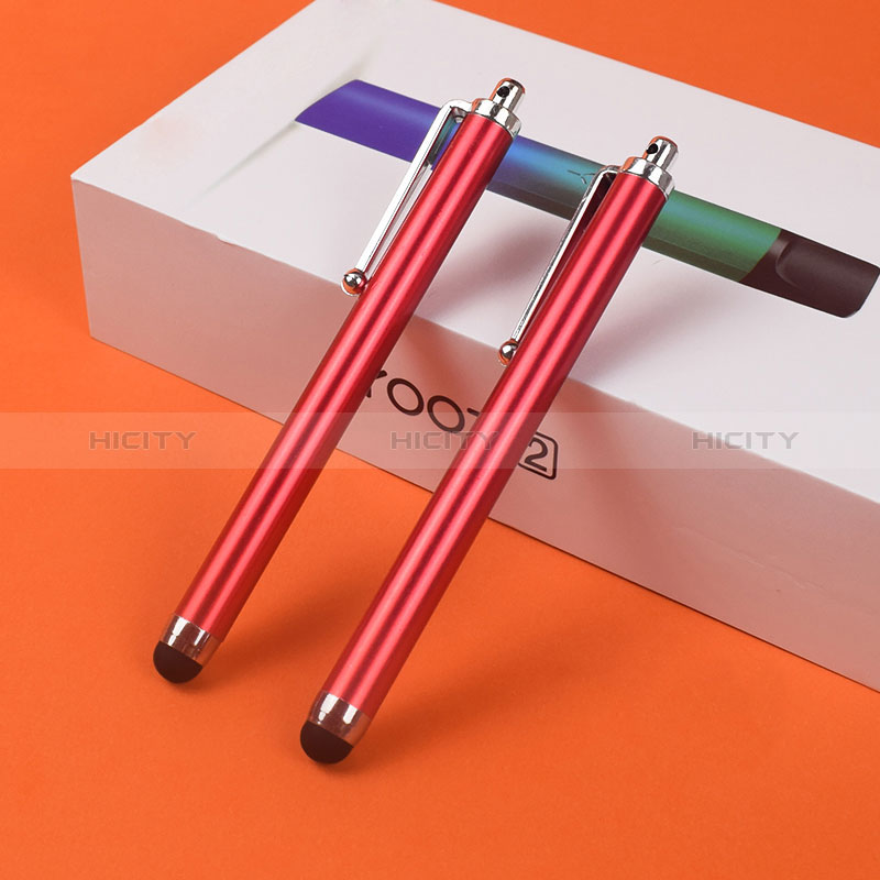 Penna Pennino Pen Touch Screen Capacitivo Universale 2PCS H03 Rosso