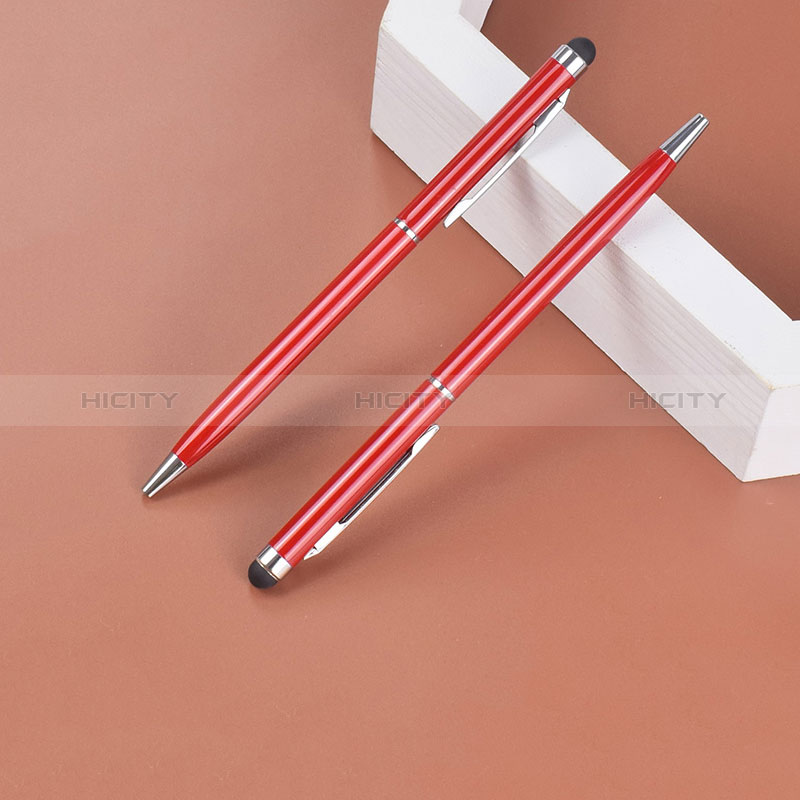 Penna Pennino Pen Touch Screen Capacitivo Universale 2PCS H04 Rosso