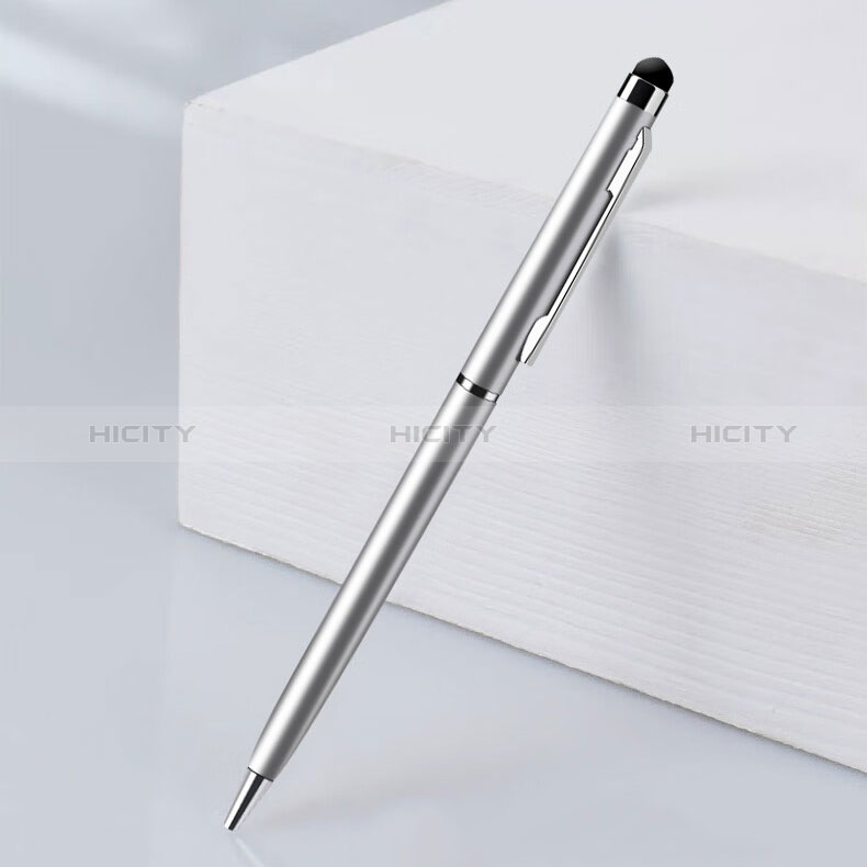 Penna Pennino Pen Touch Screen Capacitivo Universale H01 Argento