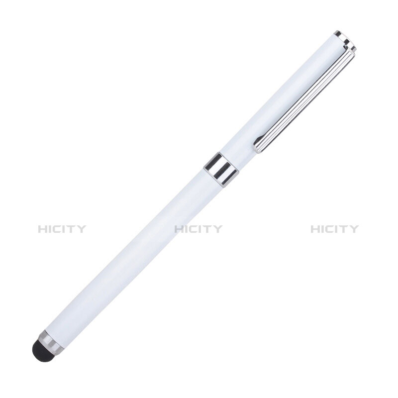 Penna Pennino Pen Touch Screen Capacitivo Universale P04 Bianco