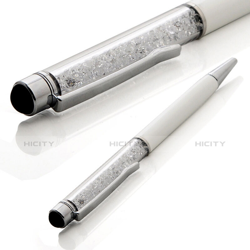 Penna Pennino Pen Touch Screen Capacitivo Universale P09 Bianco