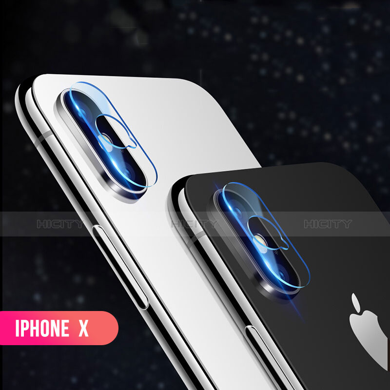 Protettiva della Fotocamera Vetro Temperato F03 per Apple iPhone Xs Max Chiaro