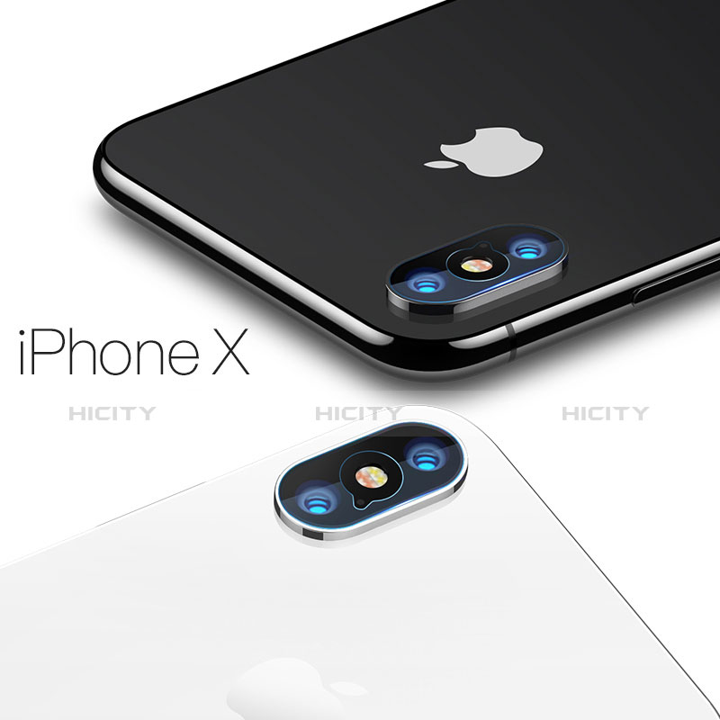 Protettiva della Fotocamera Vetro Temperato F05 per Apple iPhone Xs Max Chiaro