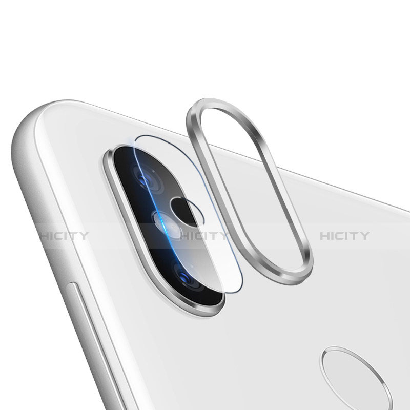 Protettiva della Fotocamera Vetro Temperato per Xiaomi Mi 8 Argento