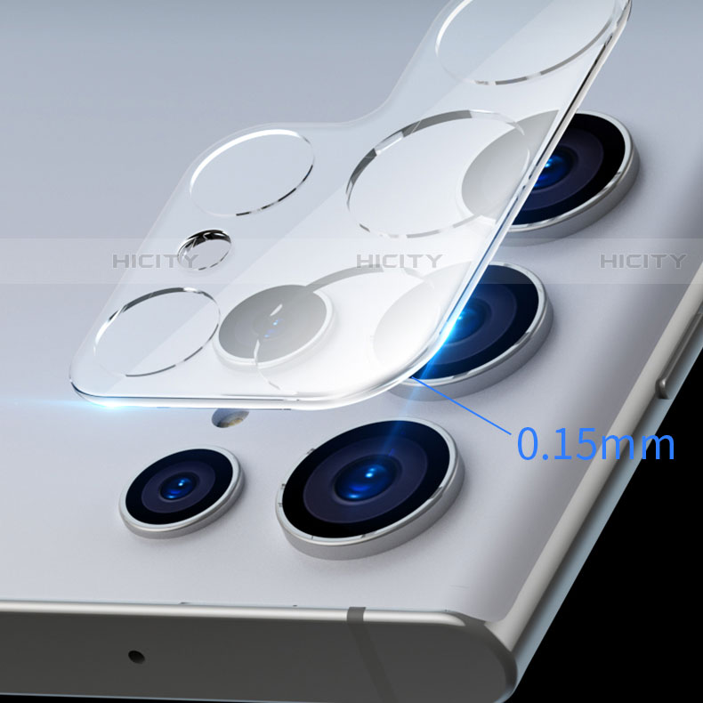 Protettiva della Fotocamera Vetro Temperato Proteggi Schermo C01 per Samsung Galaxy S23 Ultra 5G Chiaro