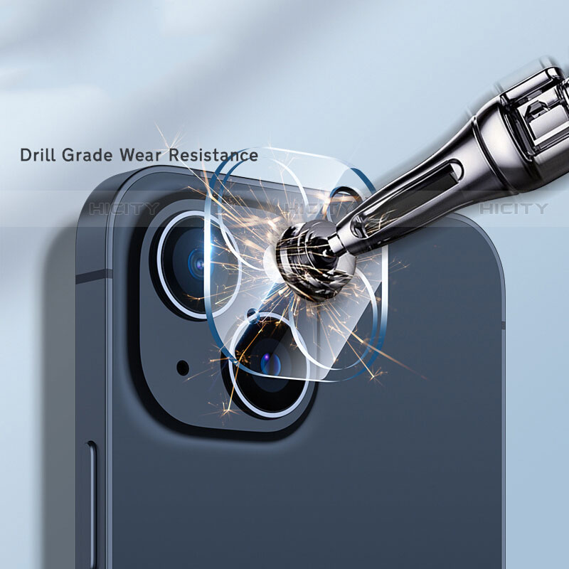 Protettiva della Fotocamera Vetro Temperato Proteggi Schermo C03 per Apple iPhone 13 Chiaro
