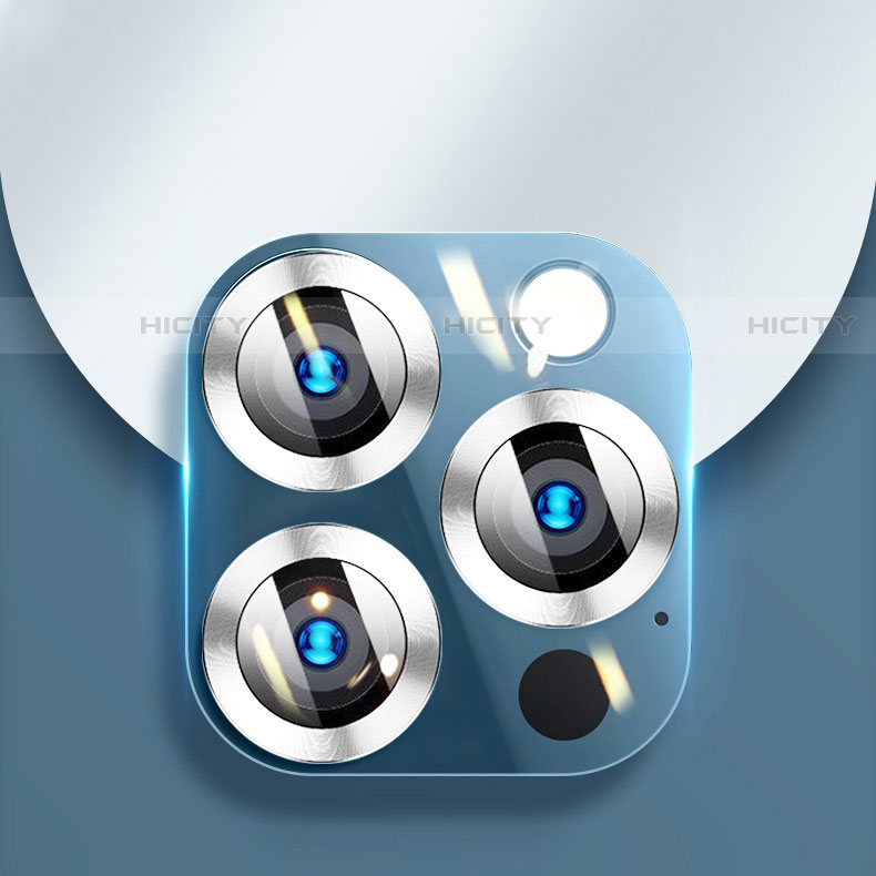 Protettiva della Fotocamera Vetro Temperato Proteggi Schermo C04 per Apple iPhone 13 Pro Max Argento