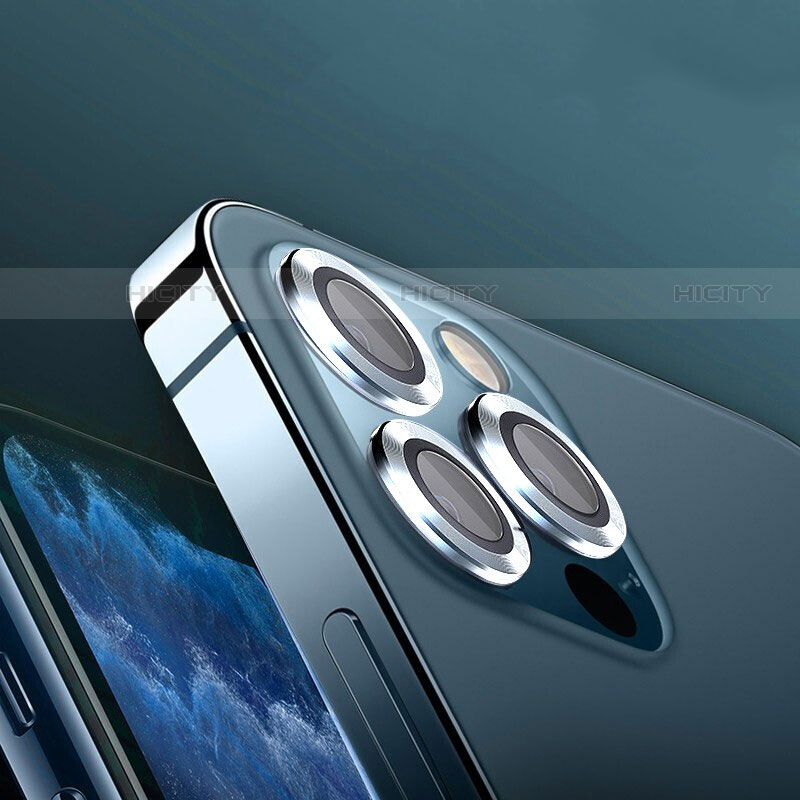 Protettiva della Fotocamera Vetro Temperato Proteggi Schermo C04 per Apple iPhone 13 Pro Max Argento