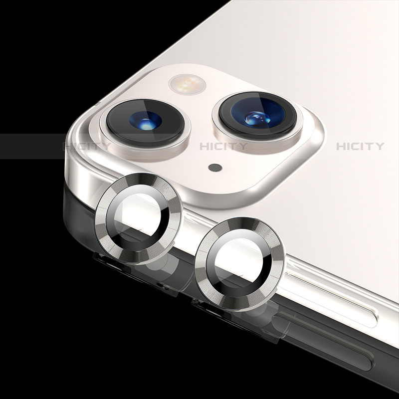Protettiva della Fotocamera Vetro Temperato Proteggi Schermo C08 per Apple iPhone 13 Mini Argento