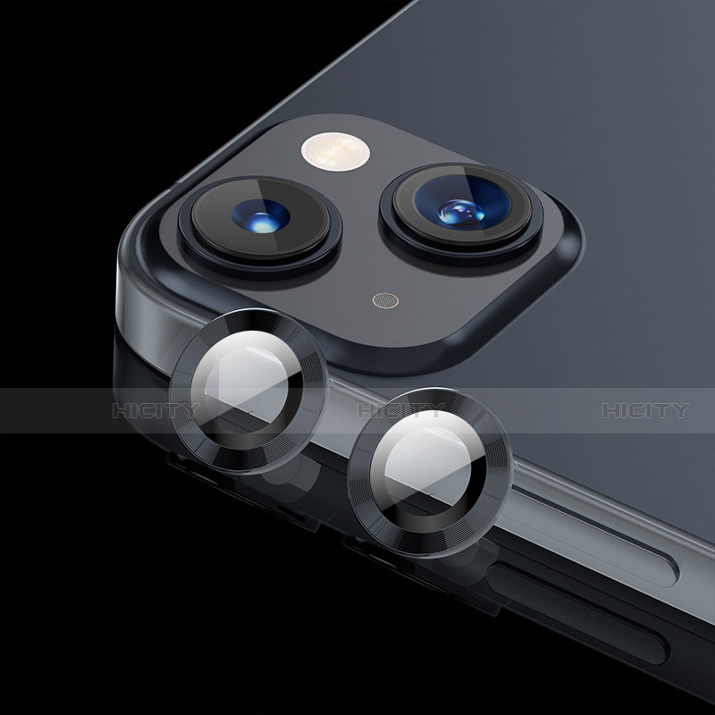 Protettiva della Fotocamera Vetro Temperato Proteggi Schermo C08 per Apple iPhone 13 Nero
