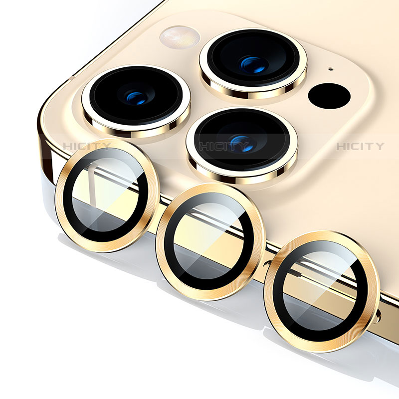 Protettiva della Fotocamera Vetro Temperato Proteggi Schermo C10 per Apple iPhone 13 Pro Oro