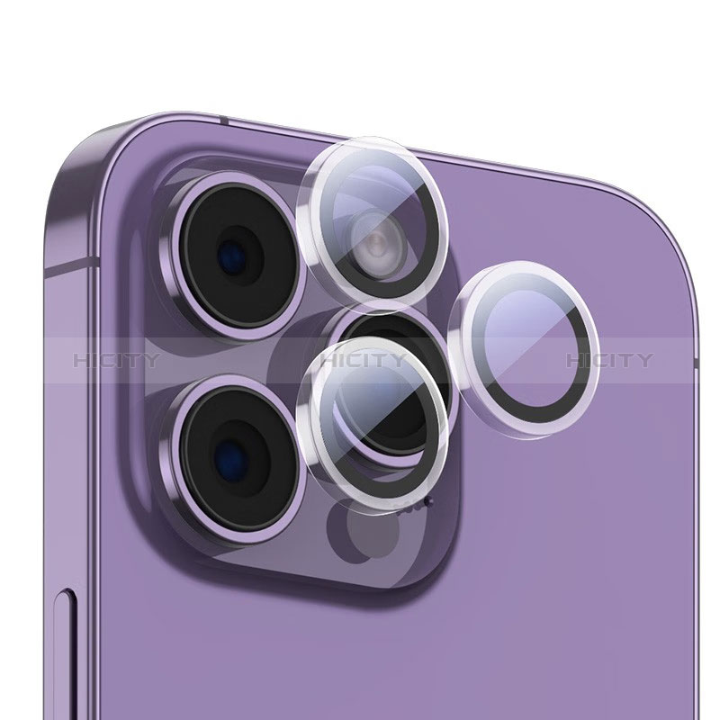 Protettiva della Fotocamera Vetro Temperato Proteggi Schermo M04 per Apple iPhone 14 Pro Max Nero
