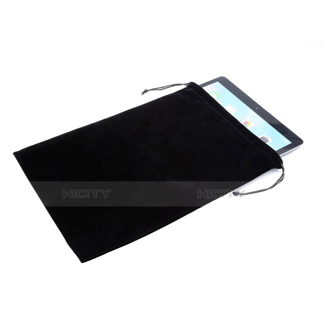 Sacchetto in Velluto Custodia Marsupio Tasca per Samsung Galaxy Tab S2 9.7 SM-T810 SM-T815 Nero