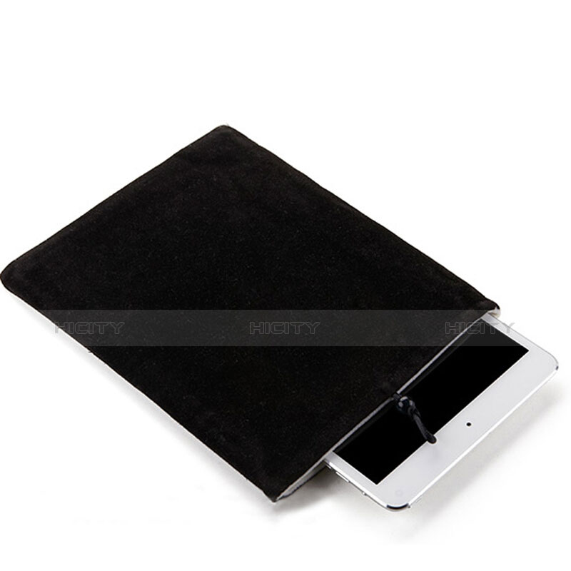 Sacchetto in Velluto Custodia Tasca Marsupio per Samsung Galaxy Tab 4 7.0 SM-T230 T231 T235 Nero