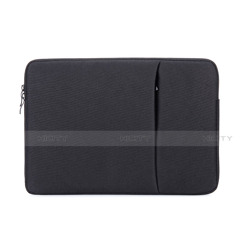 Sacchetto in Velluto Custodia Tasca Marsupio S01 per Samsung Galaxy Book Flex 15.6 NP950QCG Nero